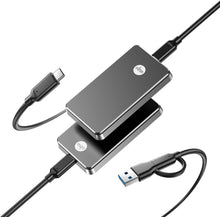 Load image into Gallery viewer, aigo P1 External SSD 1Tb/2TB Portable SSD Up to 2000 MB/s Read USB 3.2 Gen 2x2 USB-C USB-A External Solid State Drive Dust-Resistant Type-C Smartphone Windows PS5 Xbox PS4