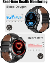 Cargar imagen en el visor de la galería, Aigo® Smart Watch Dial Answer Calls Smartwatch para teléfonos Android iOS Rastreador de actividad física a prueba de agua con pantalla táctil completa de 1.45 "12 modos deportivos Podómetro Monitor de sueño de frecuencia cardíaca