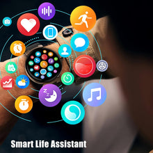 Cargar imagen en el visor de la galería, Reloj inteligente Aigo®, 107 modos de actividad diferentes Rastreador de actividad física con monitor de frecuencia cardíaca, IP68 resistente al agua con podómetro, reloj inteligente compatible con iOS, Android