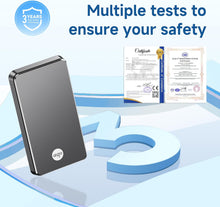 Load image into Gallery viewer, aigo P1 External SSD 1Tb/2TB Portable SSD Up to 2000 MB/s Read USB 3.2 Gen 2x2 USB-C USB-A External Solid State Drive Dust-Resistant Type-C Smartphone Windows PS5 Xbox PS4