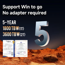 Load image into Gallery viewer, aigo P7000Z M.2 SSD 1TB/2TB Nvme 7450MB/s Internal SSD PCIe Gen4 M2 Solid State Drives for PC Playstation5 Memory Expansion Storage Gaming