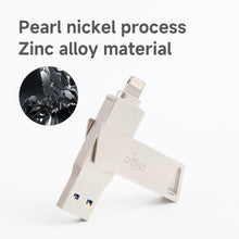 Load image into Gallery viewer, aigo U368 Flash Drive for iPhone MFI Certified Photo Stick for iPhone Thumb Drive Memory Stick USB Stick Flashdrive for External Storage Pad PC iOS Lightning Device, 128GB/256GB