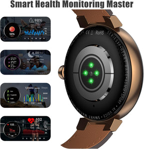 Reloj inteligente Aigo®, 107 modos de actividad diferentes Rastreador de actividad física con monitor de frecuencia cardíaca, IP68 resistente al agua con podómetro, reloj inteligente compatible con iOS, Android