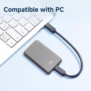 aigo S7 Portable External SSD 1TB/2TB Mini Portable Solid State Drive USB 3.2 USB-C to A Data Transfer for PC Laptop Window
