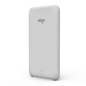 Aigo® Ultra Slim Power Bank, 10000mAh External Batteries