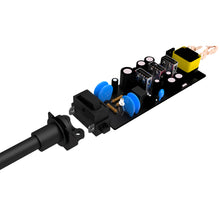 Load image into Gallery viewer, TP Power Strip Internal Construction showing Surge Protection Components and USB Circuitry